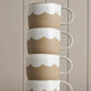 Mug 4pk - Snow Scallop