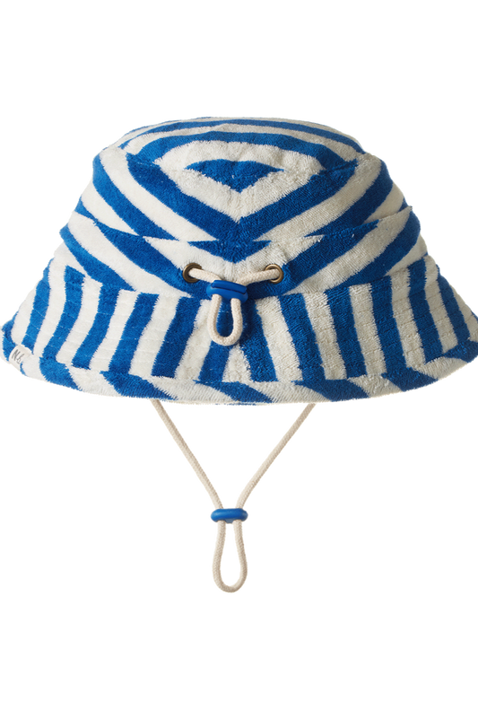 Bucket Sunhat Terry - Mariner Stripe