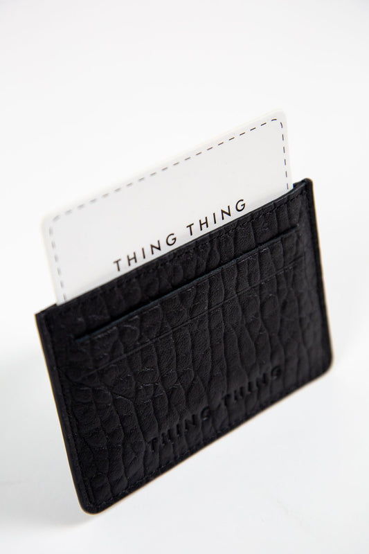 Card Holder - Black Bubble