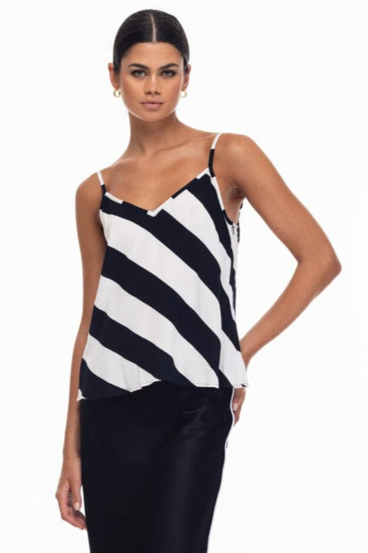 Remi Top - Black/White