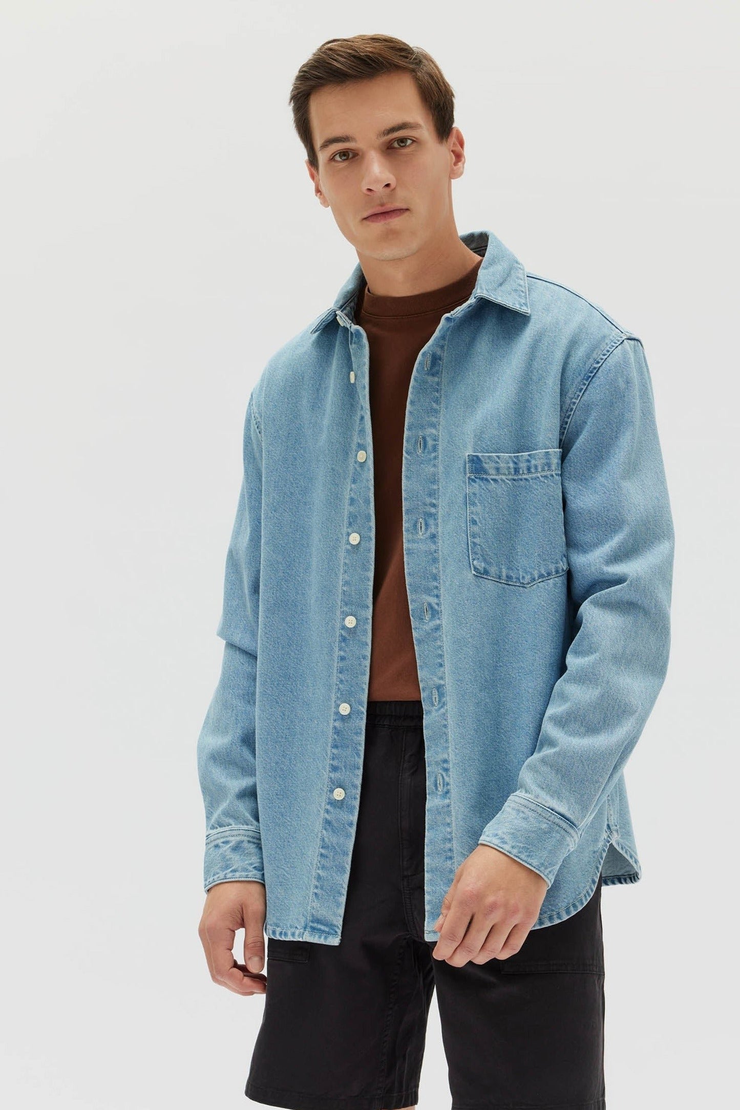 Denim Overshirt - Blue Lightstone