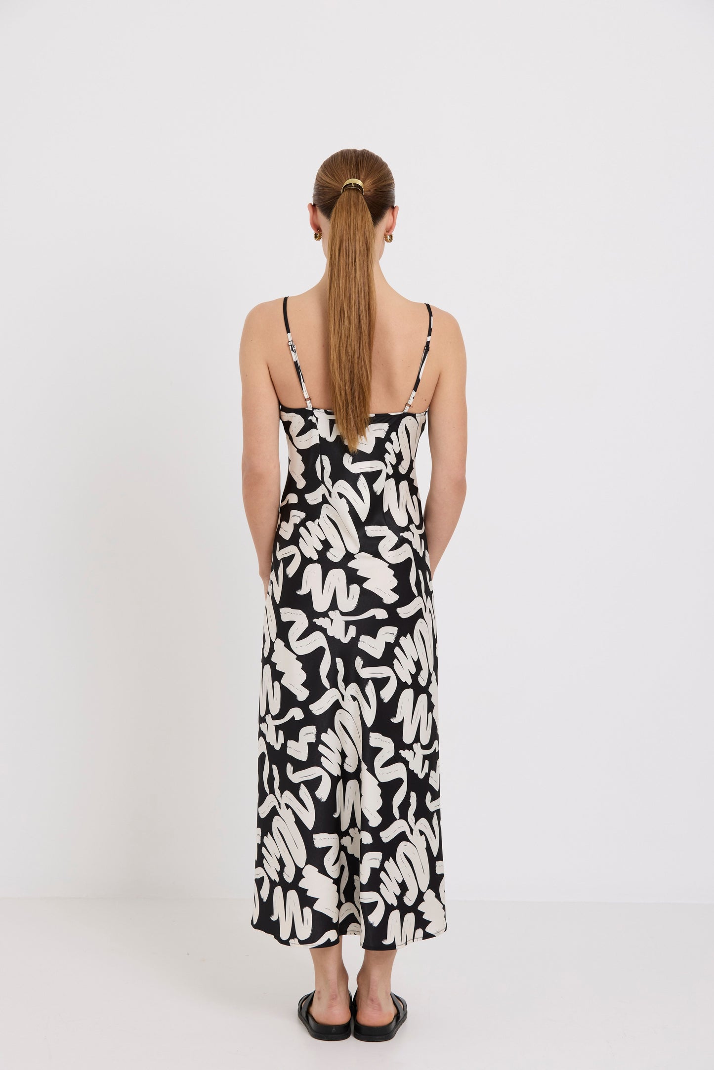 Formula Slip Dress - Brushstroke