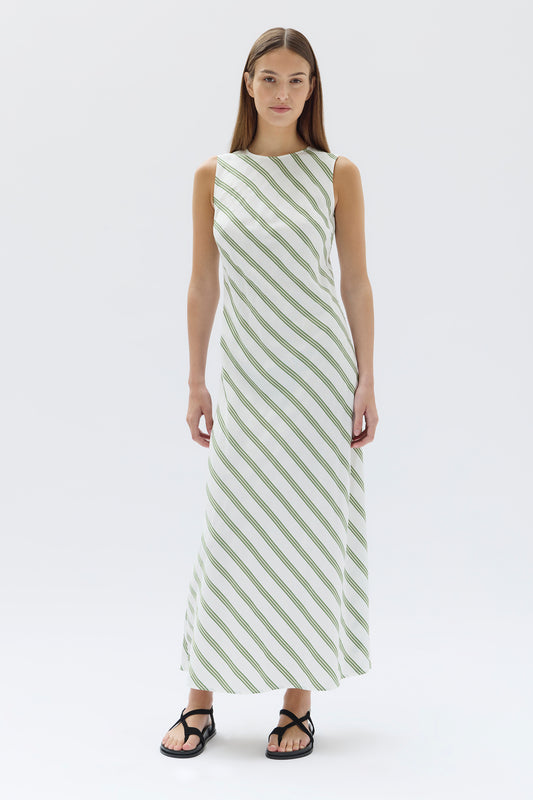 Isola Dress - Pandan/Antique White