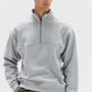 Jake Funnel Neck Sweat - Grey Marle