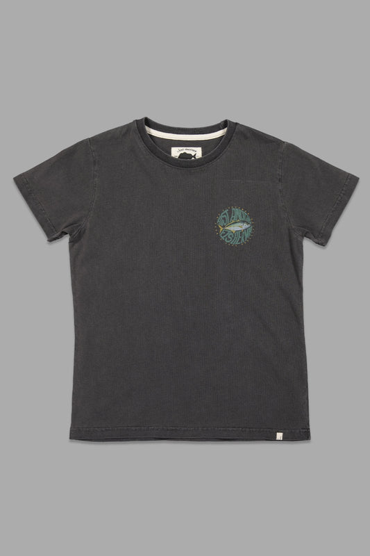 Mini Trev Tee - Aged Black