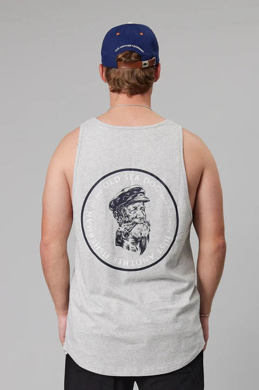 Old Sea Dog Singlet - Grey Marle