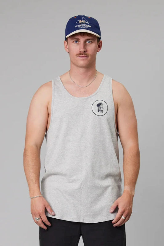 Old Sea Dog Singlet - Grey Marle