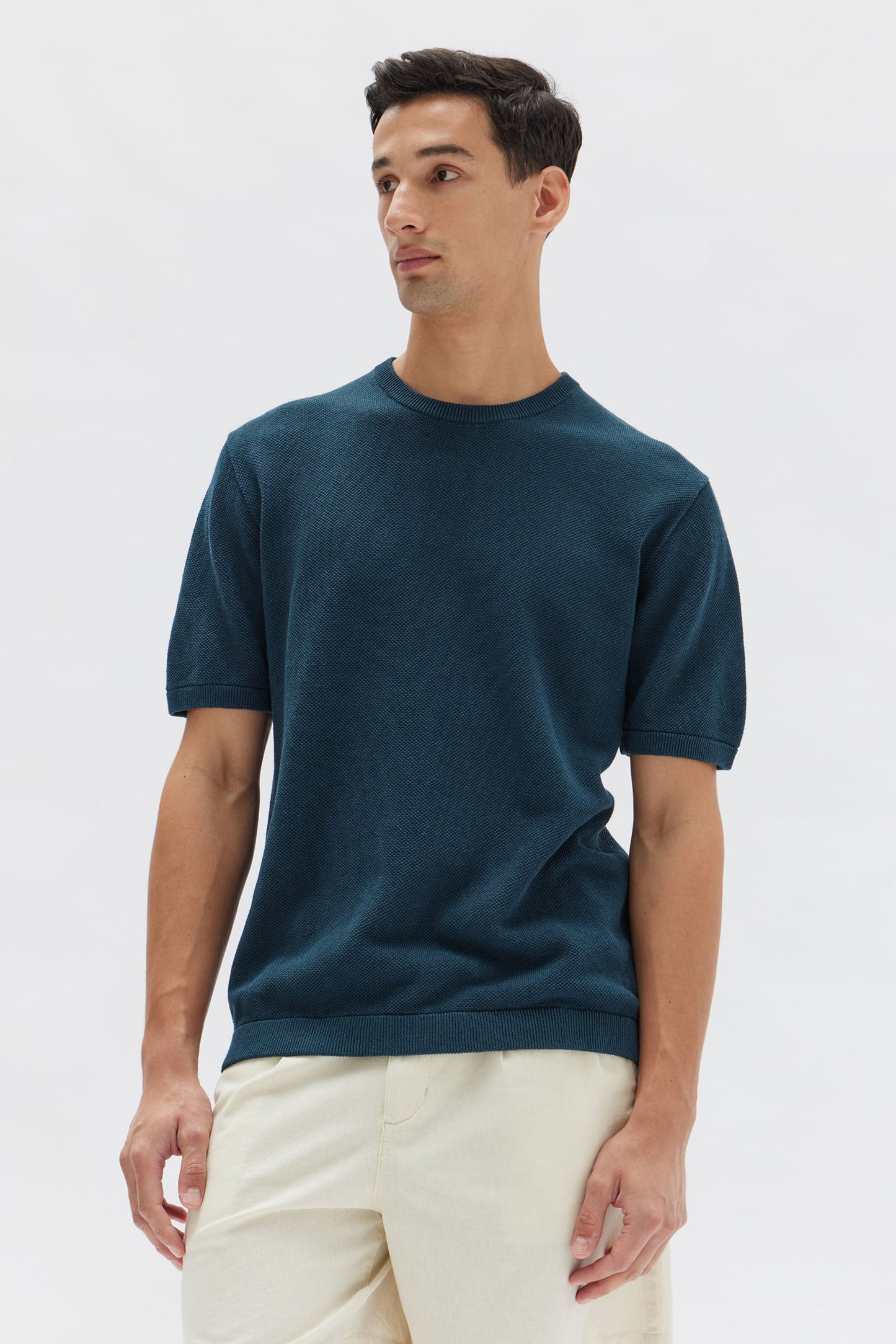 Pique Short Sleeve Knit - Atlas