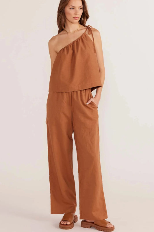 Rya Straight Leg Pant - Bronze