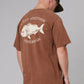 Snapper Sea Tee - Brown