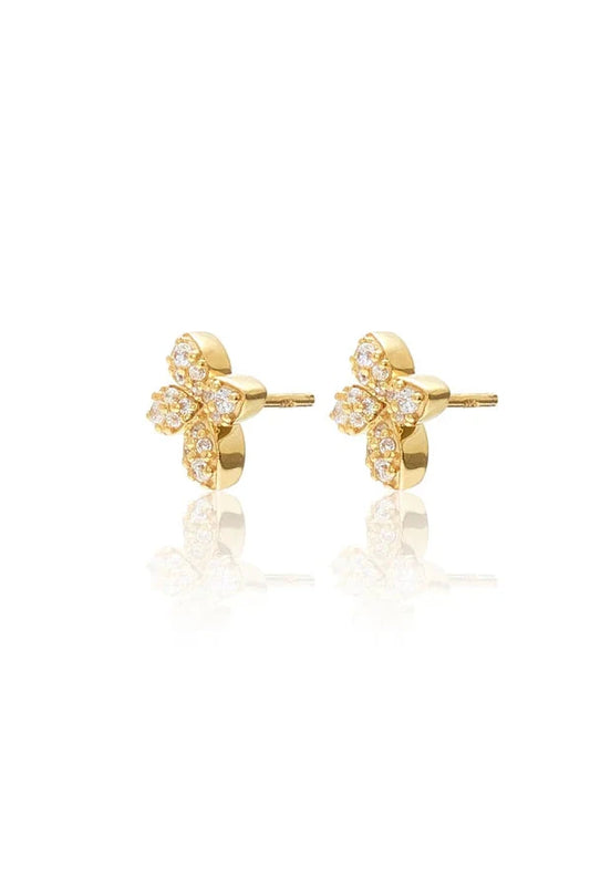 Flora Studs - Gold