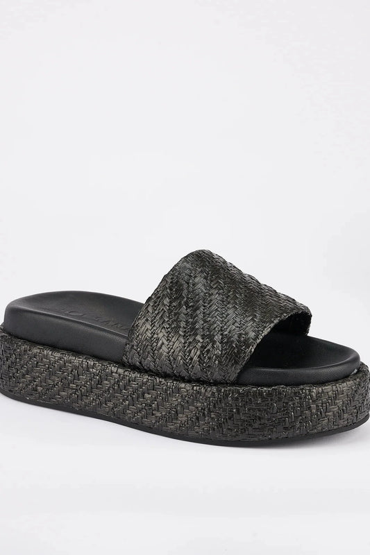 Dustin - Black Raffia