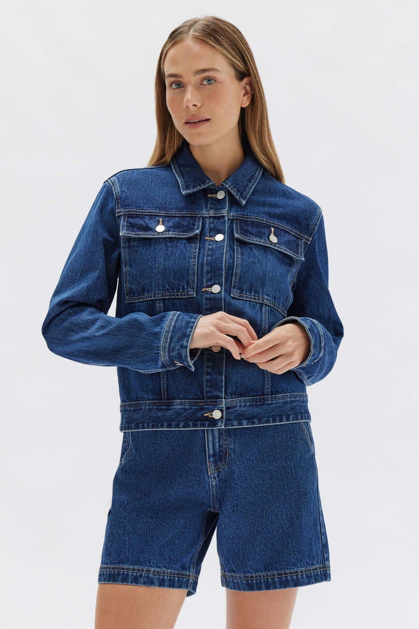 Winnie Denim Jacket - Heritage Blue