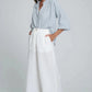 Zoe Pant - Oyster White