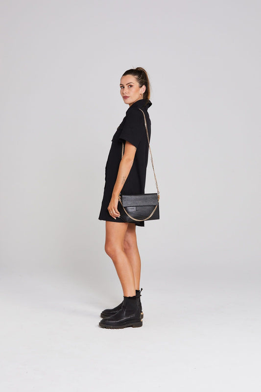 Annastastia Bag - Black Bubble