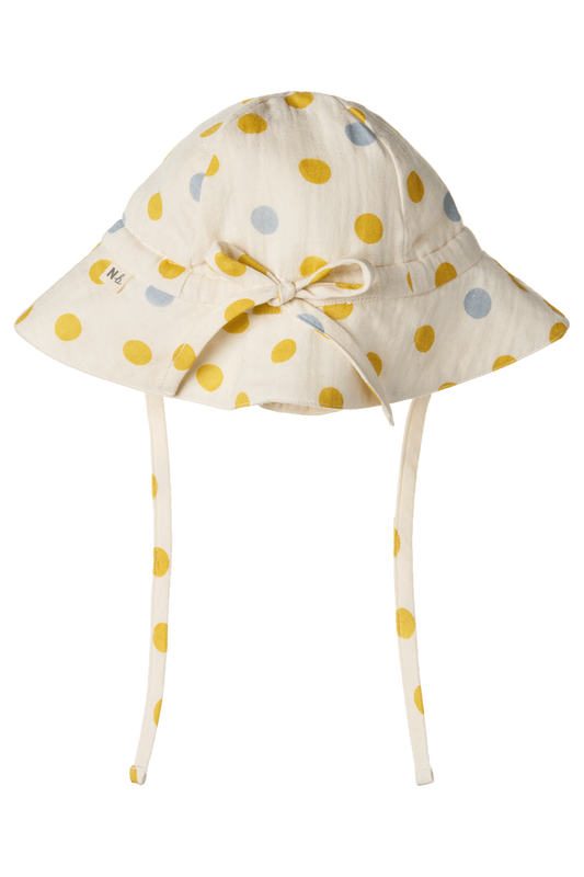 Crinkle Muslin Sunhat - Summer Polka Dot