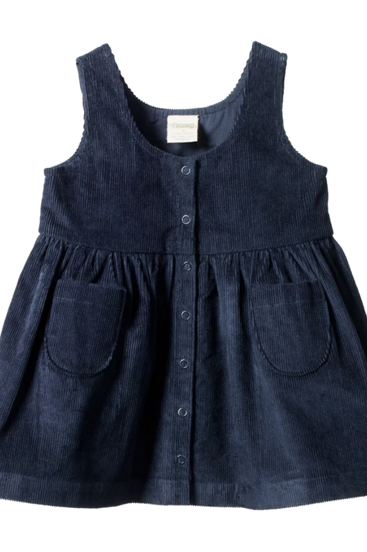 Amelia Pinafore - Navy