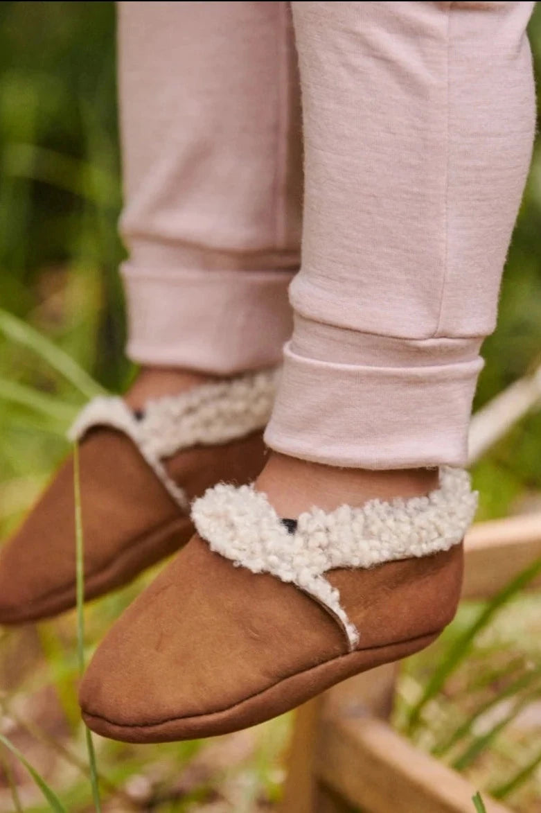 Lambskin Booties - Cinnamon