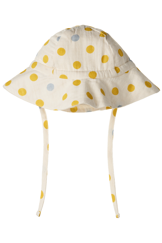 Crinkle Muslin Sunhat - Summer Polka Dot