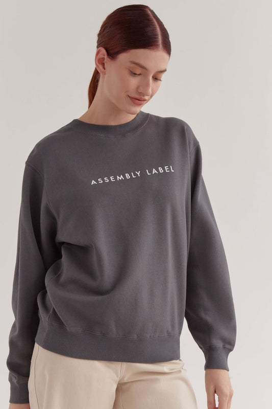 Embroidered Logo Fleece - Washed Graphite